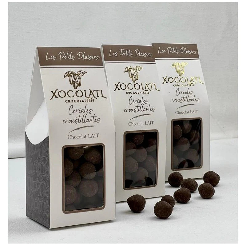 Céréales croustillantes enrobées de chocolat